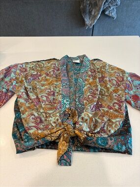 Kimono/coverup/open cardigan, silk